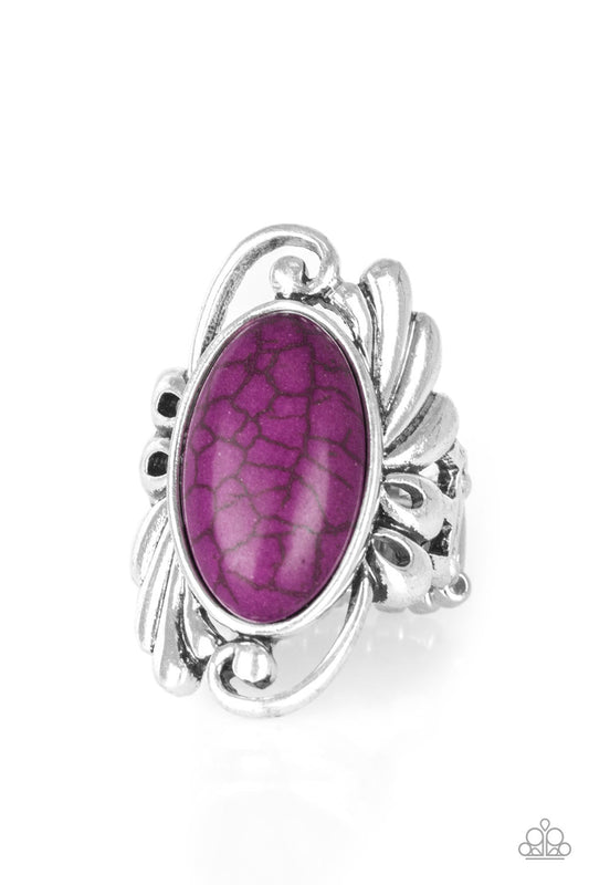 Sedona Sunset - Purple Ring - Paparazzi Accessories