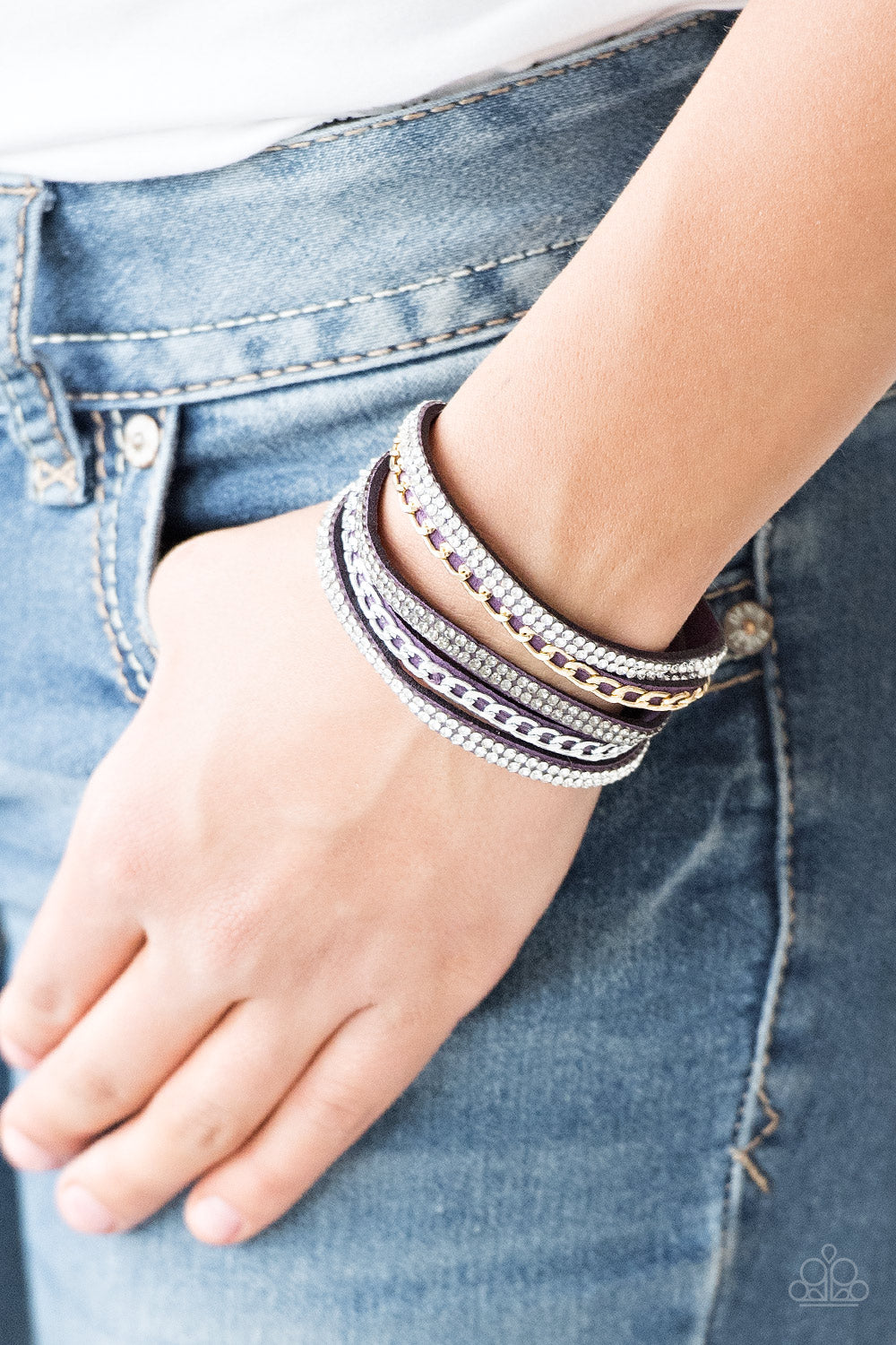 Fashion Fiend - Purple Bracelet  - Paparazzi Accessories