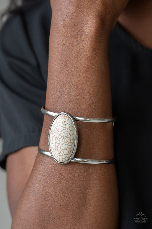 Desert Empress - White Bracelet - Paparazzi Accessories