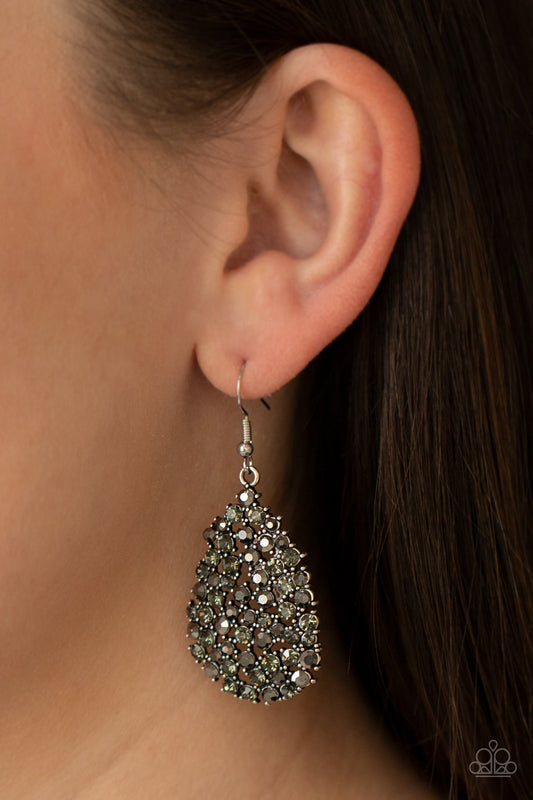 Daydreamy Dazzle - Silver Earrings - Paparazzi Accessories