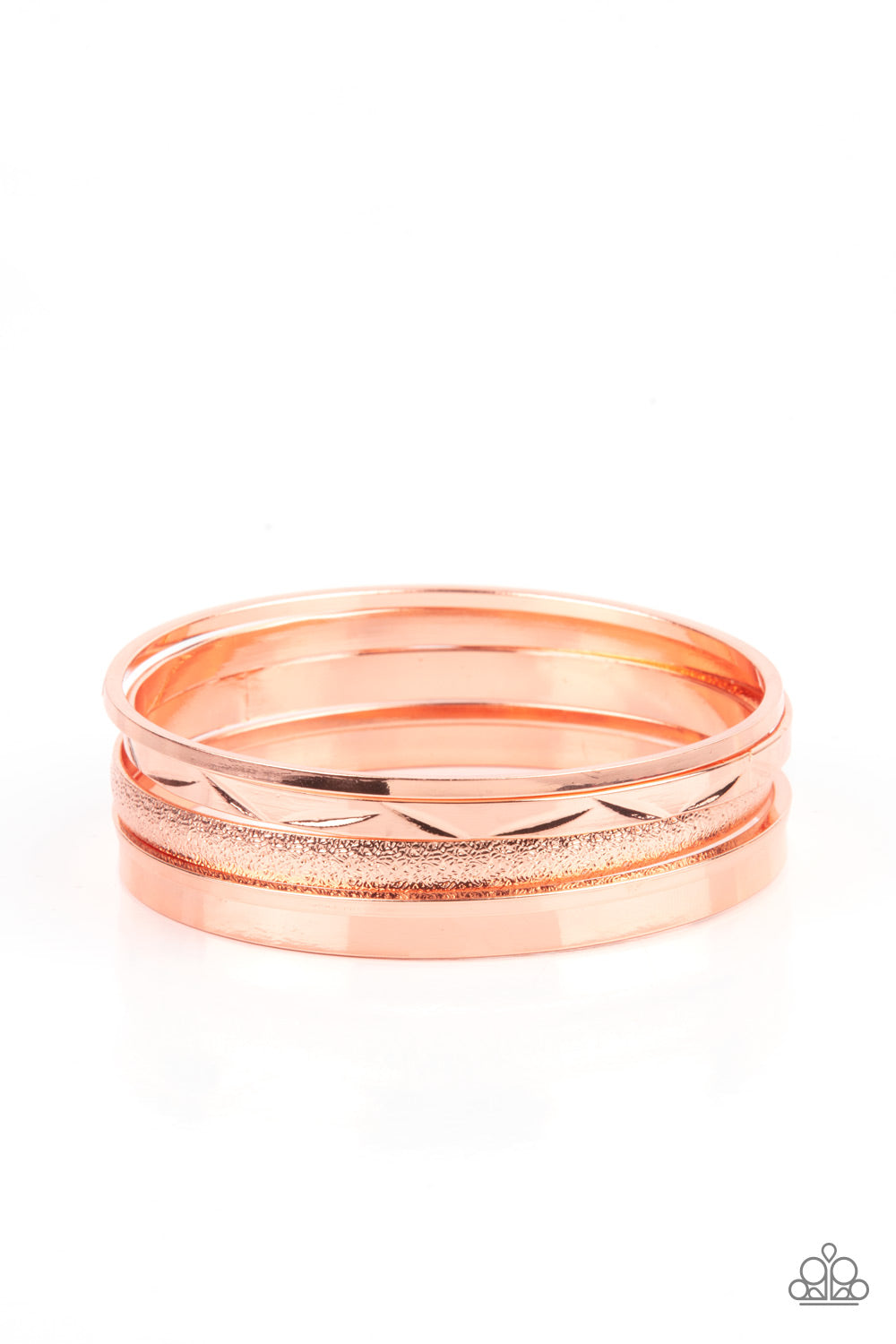 Stackable Style - Copper Bracelet Bracelet - Paparazzi Accessories