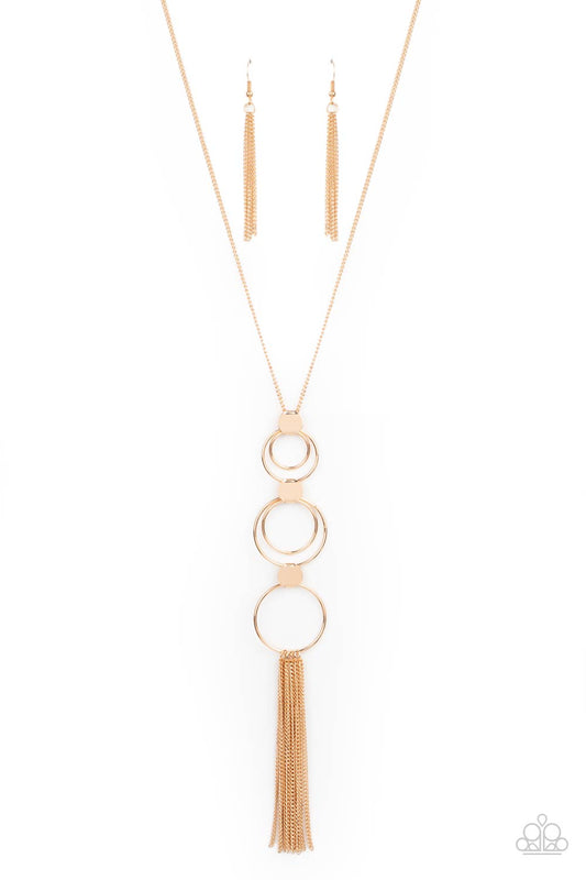 Join The Circle - Gold Necklace - Paparazzi Accessories