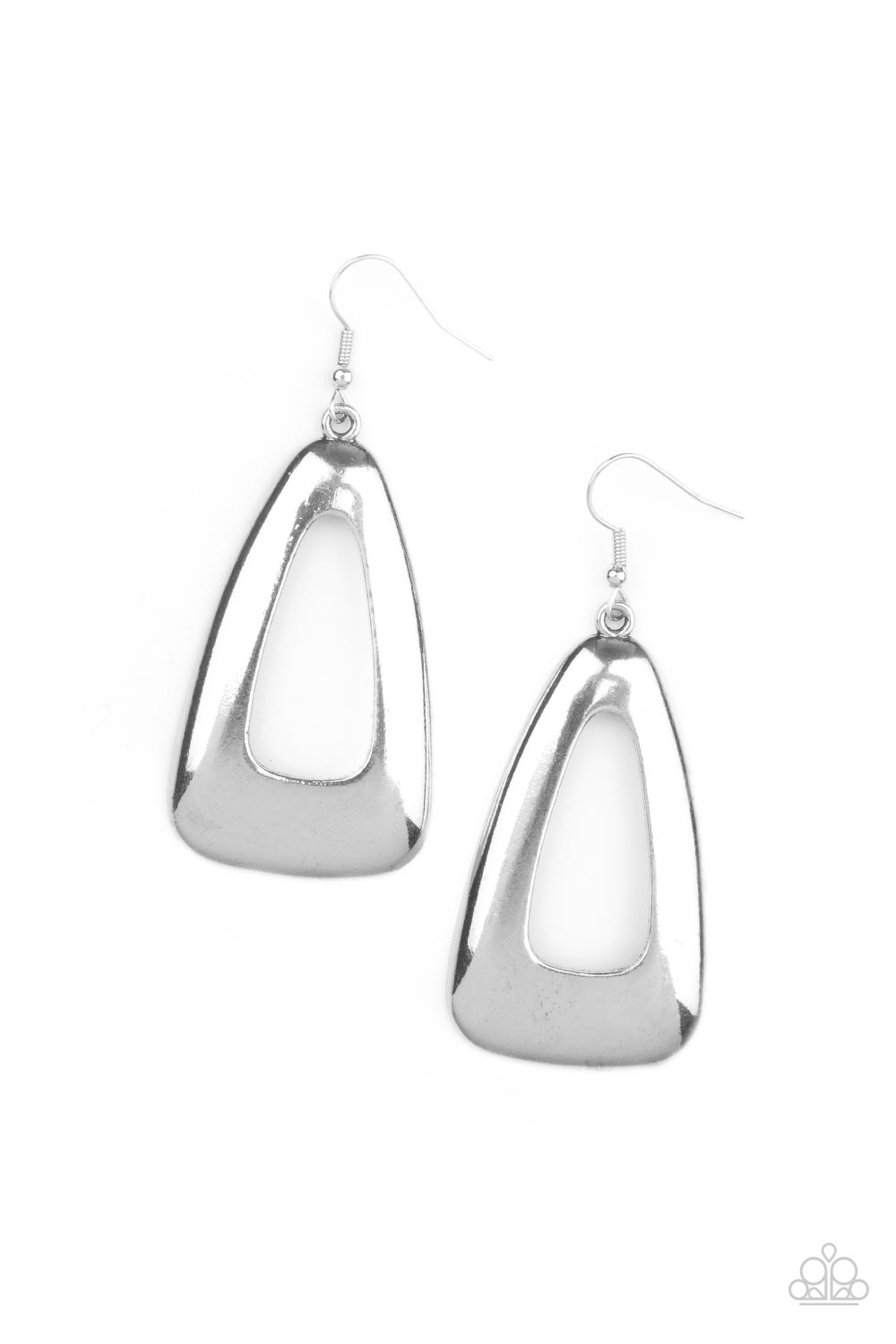 Irresistibly Industrial - Silver Earrings - Paparazzi Accessories